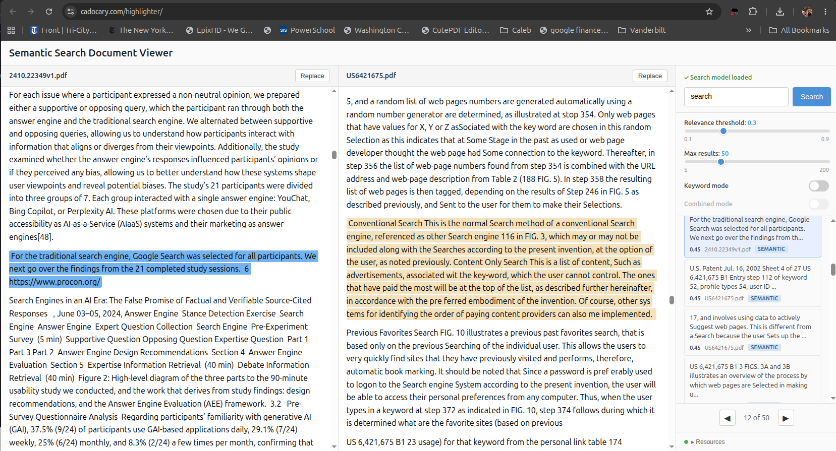 Highlighter app screenshot