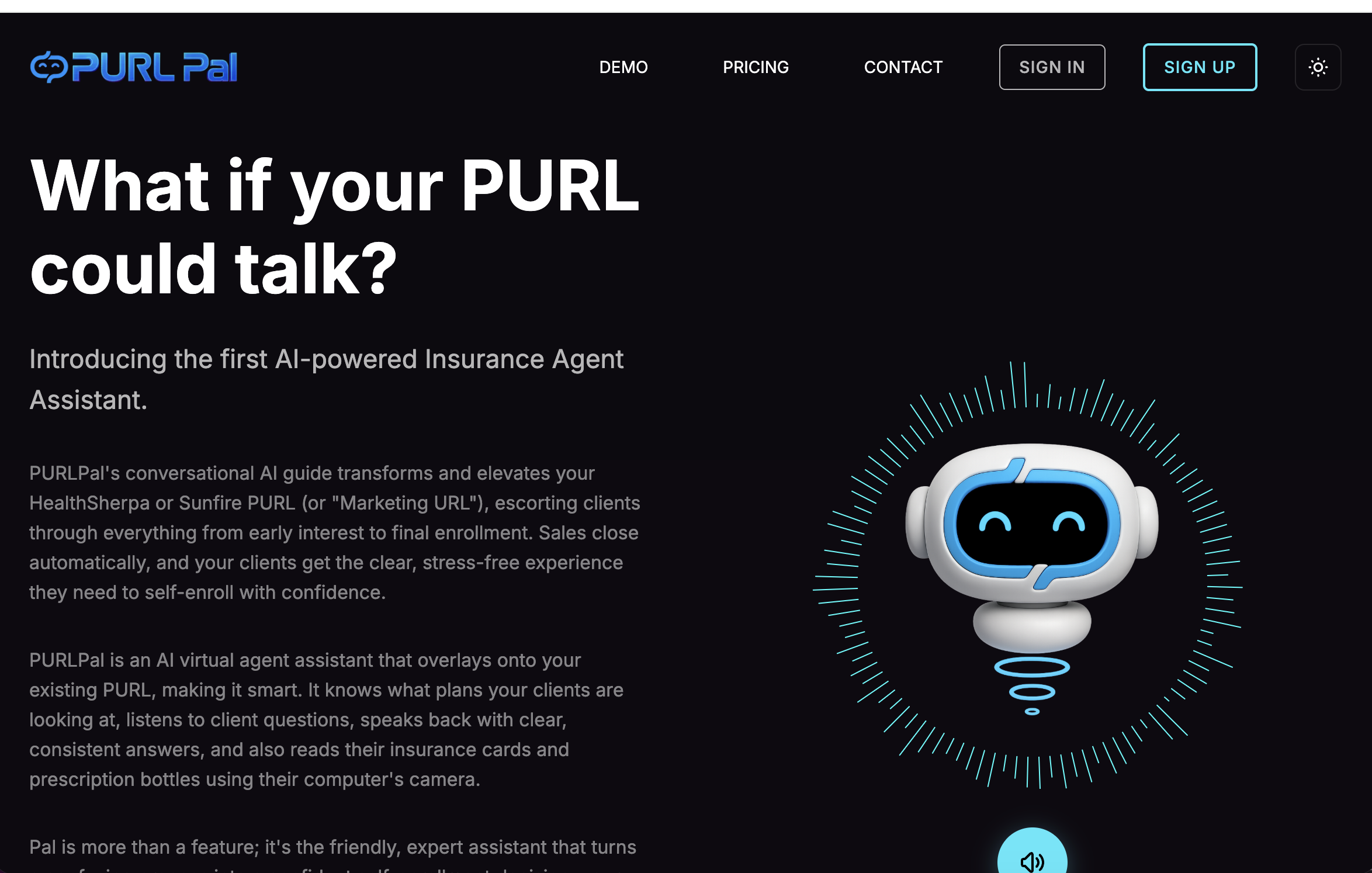 purlpal.ai homepage screenshot